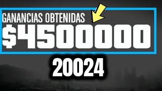 ¡El GOLPE de 45 MILLONES de DÓLARES de GTA 5 Online cambió mi vida para siempre GUÍA FÁCIL [upl. by Polloch290]