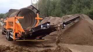 Trommel Screen  Doppstadt SM518 Plus Topsoil Application [upl. by Akenet]