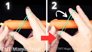 You wont believe this Rubber Band magic trick if you dont see the instructions [upl. by Parnell]