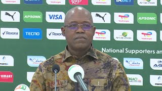 Le Directeur Général de la RTI Fausséni Dembélé aux côtés du personnel déployé au Stade de Korhogo [upl. by Leggett293]