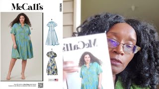 2  Reviewing McCalls 8385 Shirtdress [upl. by Ttihw944]