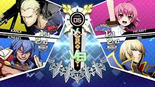 ArsonAngel08 KanjiAzrael VS abuddy HeartJinRagna 100424 BBTAG Sets No Commentary [upl. by Elehcar]