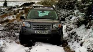 Freelander 2 offroad in Snow Christmas 2011 in the Scottish Highlands [upl. by Fara275]