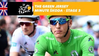 The ŠKODA green jersey minute  Stage 3  Tour de France 2017 [upl. by Dovev653]