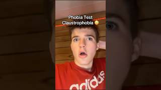 Phobia Test Claustrophobia😳… SageGlory1 SpeedMcqueen1 [upl. by Nolyar]