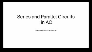 Series and Parallel AC Circuits Explained [upl. by Allemahs]