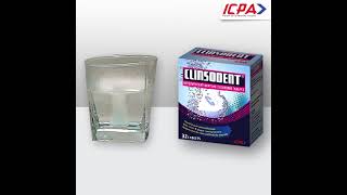 Clinsodent  Best Denture Cleansing Tablets to Ensure Complete Oral Hygiene by ICPA [upl. by Trainer]