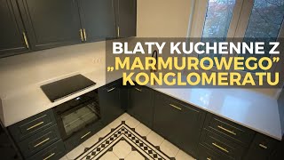 Blaty kuchenne z „marmurowego” konglomeratu [upl. by Oaht]