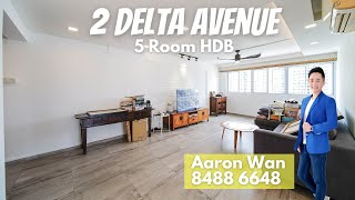 High floor Super convenient Spacious 5 Room HDB Balcony 2 Delta Avenue [upl. by Dulcy553]