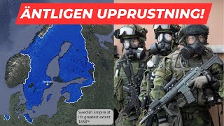 Äntligen UPPRUSTNING Nu DUBBLAR Sverige försvaret [upl. by Ileak419]