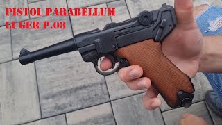 Replica pistol Parabellum Luger P 08 WWII  Denix replica [upl. by Ellerahs366]