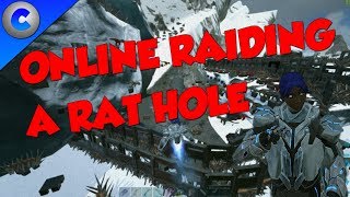 ONLINE RAIDING A RICH RAT HOLE  ARK Survival Evolved [upl. by Ainsworth410]