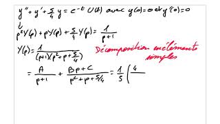 Transformée de Laplace dune équation différentielle 2 [upl. by Festus]