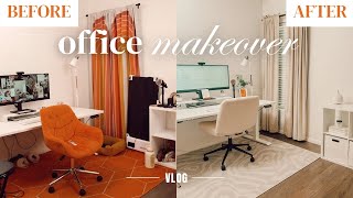 I got the VIRAL TikTok crisscross chair  office refresh vlog [upl. by Moorefield]