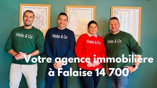 Votre agence immobilière à Falaise 14 700  Visite amp Co en plein centreville notée 495 Google [upl. by Grinnell137]