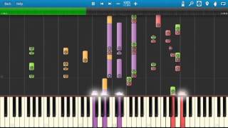 Eurythmics  There Must Be An Angel Playing With My Heart  Piano Tutorial  Synthesia [upl. by Ronalda46]