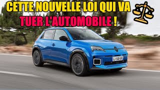 CETTE NOUVELLE LOI QUI VA TUER LA VOITURE EN 2025 [upl. by Timothee164]