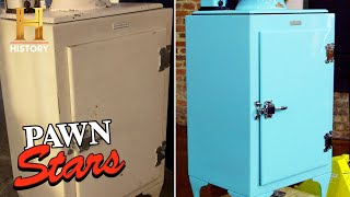 Pawn Stars Do America 1920s Vintage Fridge Makes An EXCELLENT Trade Season 1 [upl. by Artemed]