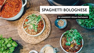 Vegan Spaghetti Bolognese  Sustainable Family [upl. by Gnal]