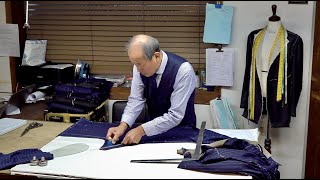 Process of Making Bespoke Suit by Korean Skilful Tailor [upl. by Nenerb]