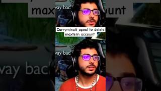 Carryminati trolls maxtern😂। Carryminati reply maxtern twit 😨 [upl. by Etireugram]