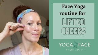 Natural Cheek Lifting Face Yoga Routine [upl. by Greenwood201]