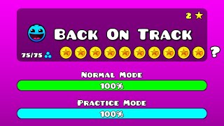 Back On Track but 10 Coins  Geometry dash 211 [upl. by Poyssick947]