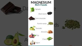 Magnesium Rich Foods shorts health magnesium food [upl. by Romy52]