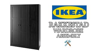 IKEA RAKKESTAD Wardrobe Assembly [upl. by Ailesor]