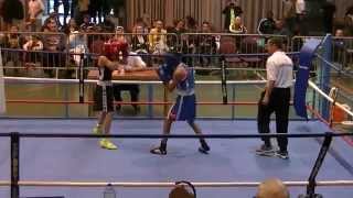 Boxe Educative Finale Enzo Bouchenak Champion de France Live TV Sports La Pommeraye 2015 [upl. by Etnor935]