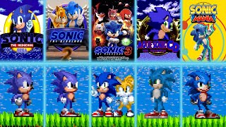 Evolution of Sonic Movie Mods  Sonic Games Collection [upl. by Siraval]