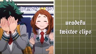 Uradeku twixtorUraraka and Deku twixtor clips part 1 [upl. by Astrahan212]