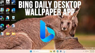 The Microsoft Bing Daily Desktop Wallpaper App [upl. by Mose]