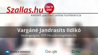 Szallashu Online Konferencia 2020  Vargáné Jandrasíts Ildikó OTP Pénztárszolgáltató Zrt [upl. by Litnahc380]