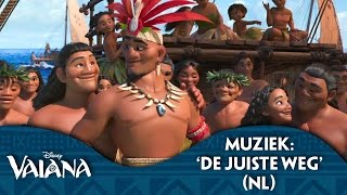 Disney Vaiana  Muziek De Juiste Weg NL gesproken [upl. by Treacy309]