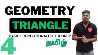 GeometryTriangle  Lesson4  Basic Proportionality Theorem  Language  Tamil [upl. by Anicart]