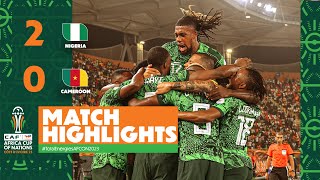 HIGHLIGHTS  Nigeria 🆚 Cameroon  TotalEnergiesAFCON2023  Round of 16 [upl. by Iow722]