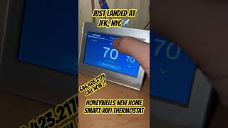 MJF MECHANICAL 6464232174 NEW HONEYWELL SMART WIFI THERMOSTAT INSTALLED [upl. by Asiela483]