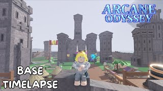 Timelapse Building a Base  Arcane Odyssey [upl. by Byrne994]