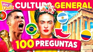 100 Preguntas de Cultura general 🌎 4 ¿Cuánto Sabes 🤓 Play Quiz de Cultura  Preguntas y Respuestas [upl. by Nairam63]