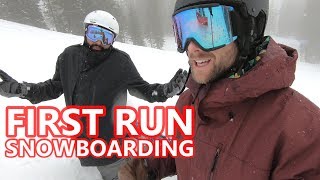 Beginner Snowboard Tips  First Run of the Season [upl. by Solange318]