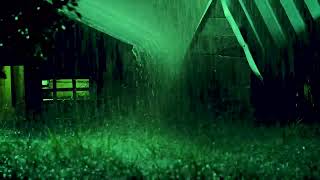 Deep Sleep Instantly with Heavy Rain amp Roaring Thunderstorm Sounds on Tin Roof in Forest at Night [upl. by Conte733]