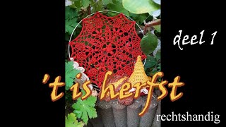 Haken  tutorial 591 t Is herfst deel 1 [upl. by Gerrald753]