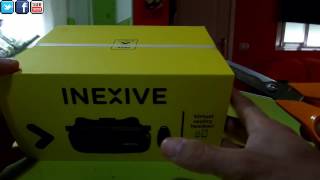 Inexive  virtual reality headset  Mando bluetooth Unboxing Español [upl. by Tarsus]