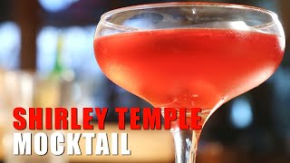 Shirley Temple Mocktail  Pink Lady  Red Drink [upl. by Siddra]