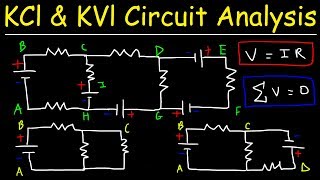 Kirchhoffs Law Junction amp Loop Rule Ohms Law  KCl amp KVl Circuit Analysis  Physics [upl. by Alaster]