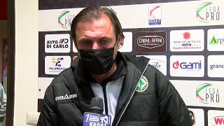 FoggiaAvellino20Mister Gautieri nel post gara [upl. by Gnas]