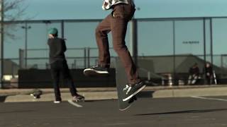 Skateology Nollie inward heelflip 1000 fps slow motion [upl. by Chrotoem172]