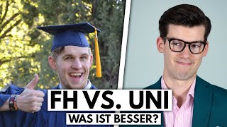 UNI vs FH Wo ist das Studium BESSER Was passt zu mir [upl. by Niliak]