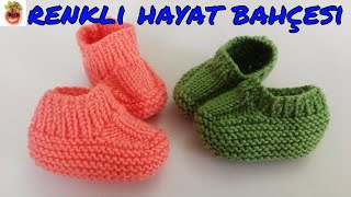 Kolay Haraşo Bebek Patiği Modeli  Baby Booties  Örgü Dantel Oya El İşi [upl. by Ymeraj]